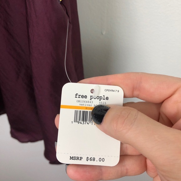 Free People Turn It On Cami Vetiver Bloom XS NWT - Picture 6 of 9